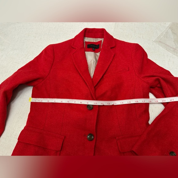 Talbots Vibrant Red Women's Blazer - Picture 6 of 12
